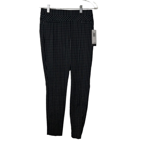 Leighton Black White Checkered Skinny Pant - Picture 3 of 12